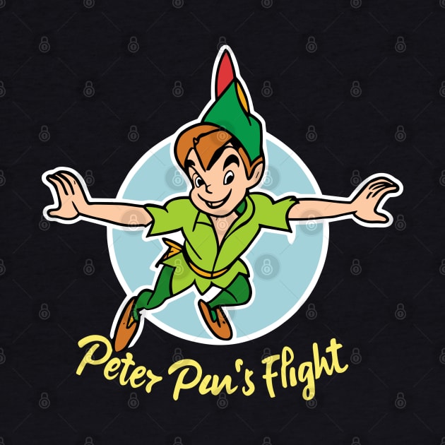 Peter Pan's flight by InspiredByTheMagic